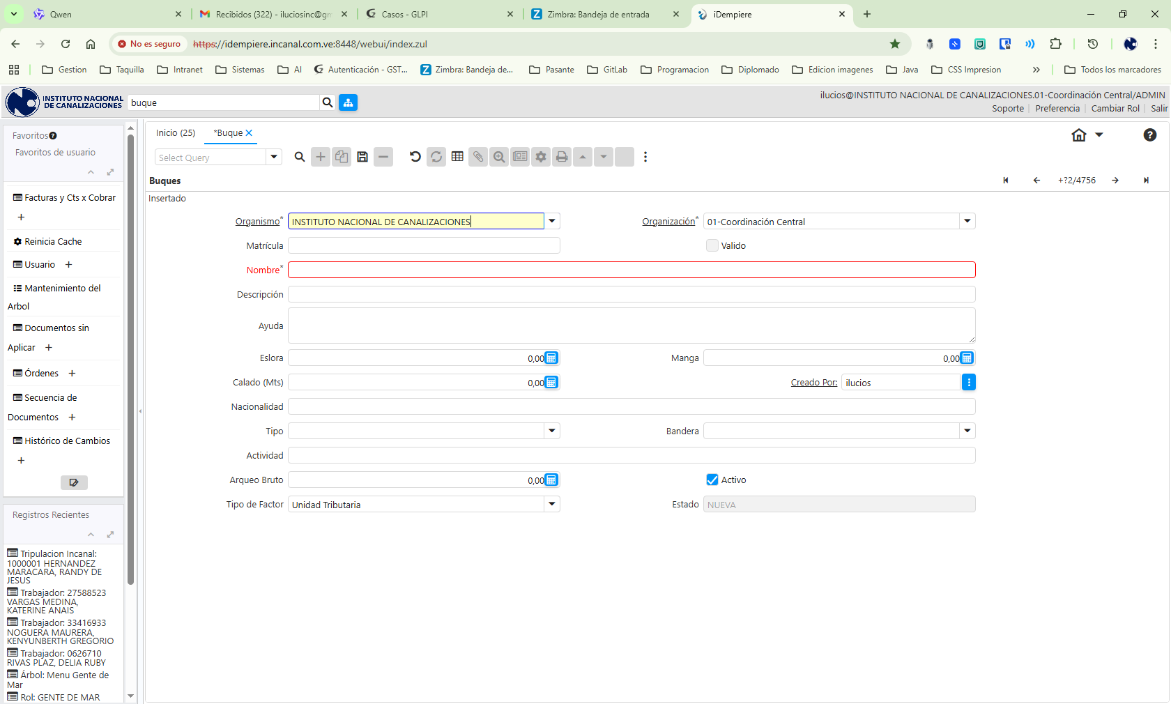 Ventana de anexar archivo